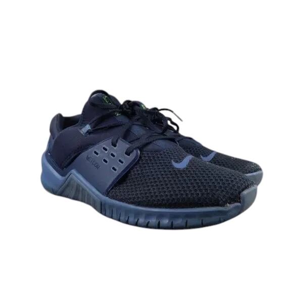 Nike Shoes Mens 11 Athletic Trainers Free Metcon 2 Blue Running Active Gym Sport - Picture 13 of 14